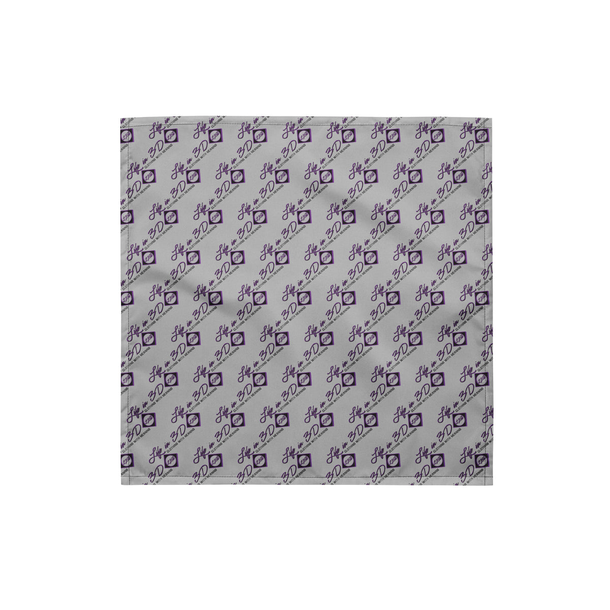L3D Royal print bandana