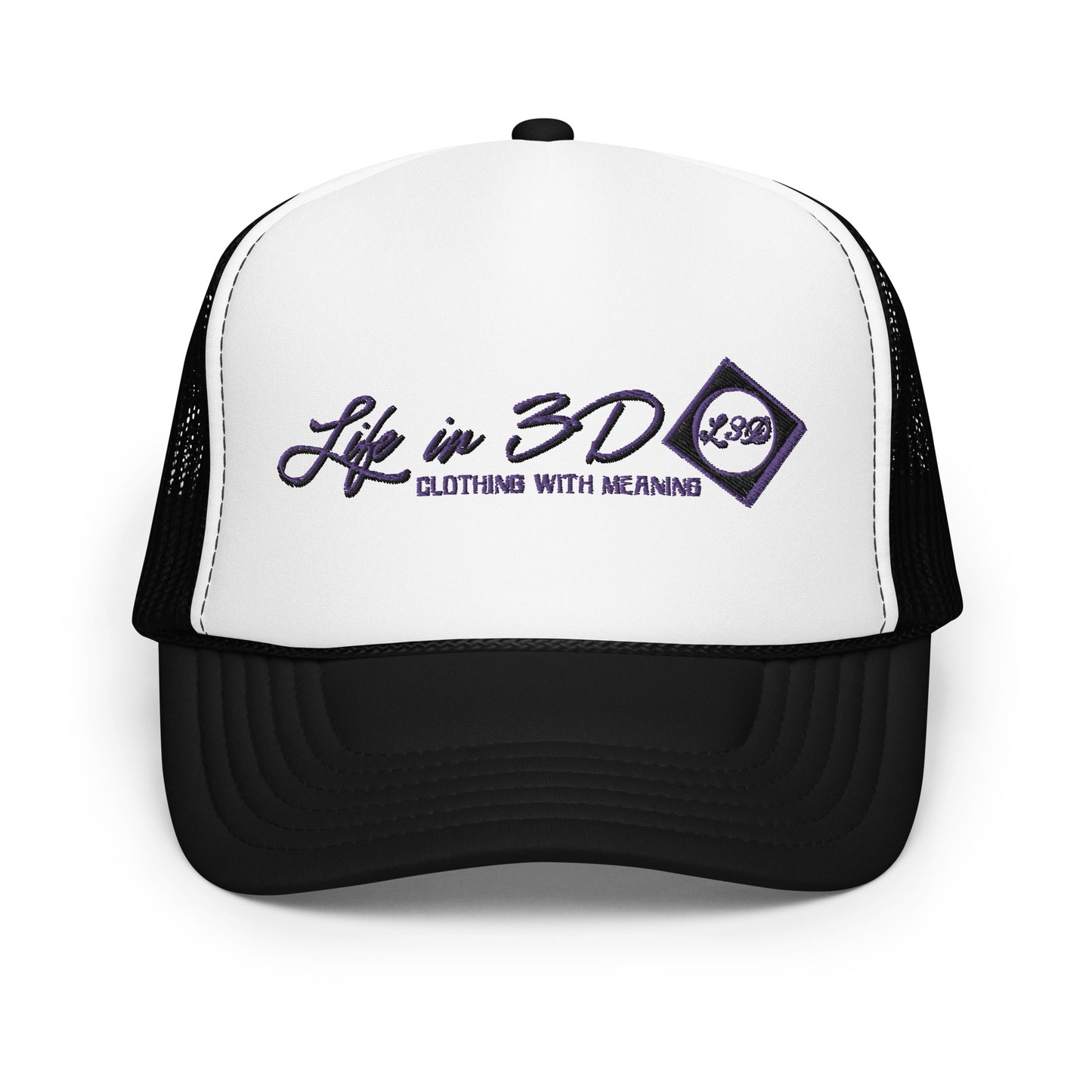 LIFE IN 3D'S ROYAL HIGHGO Foam trucker hat