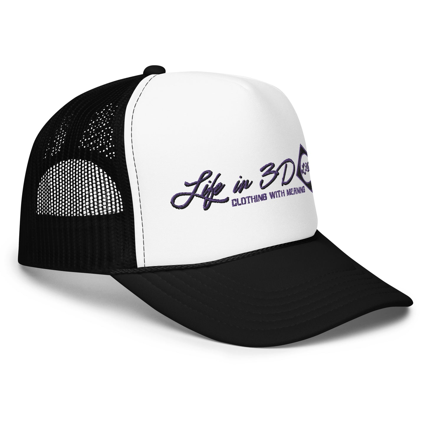 LIFE IN 3D'S ROYAL HIGHGO Foam trucker hat