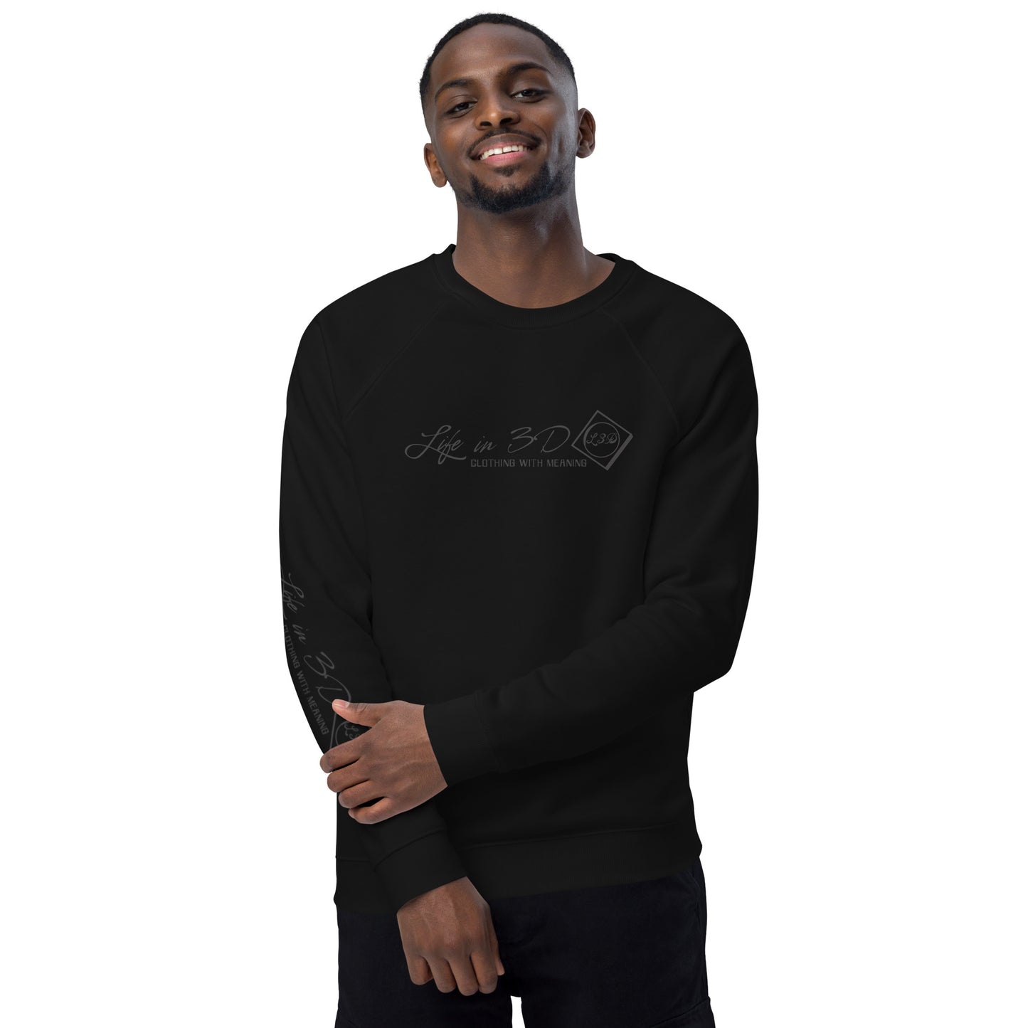 L3D organic raglan sweatshirt