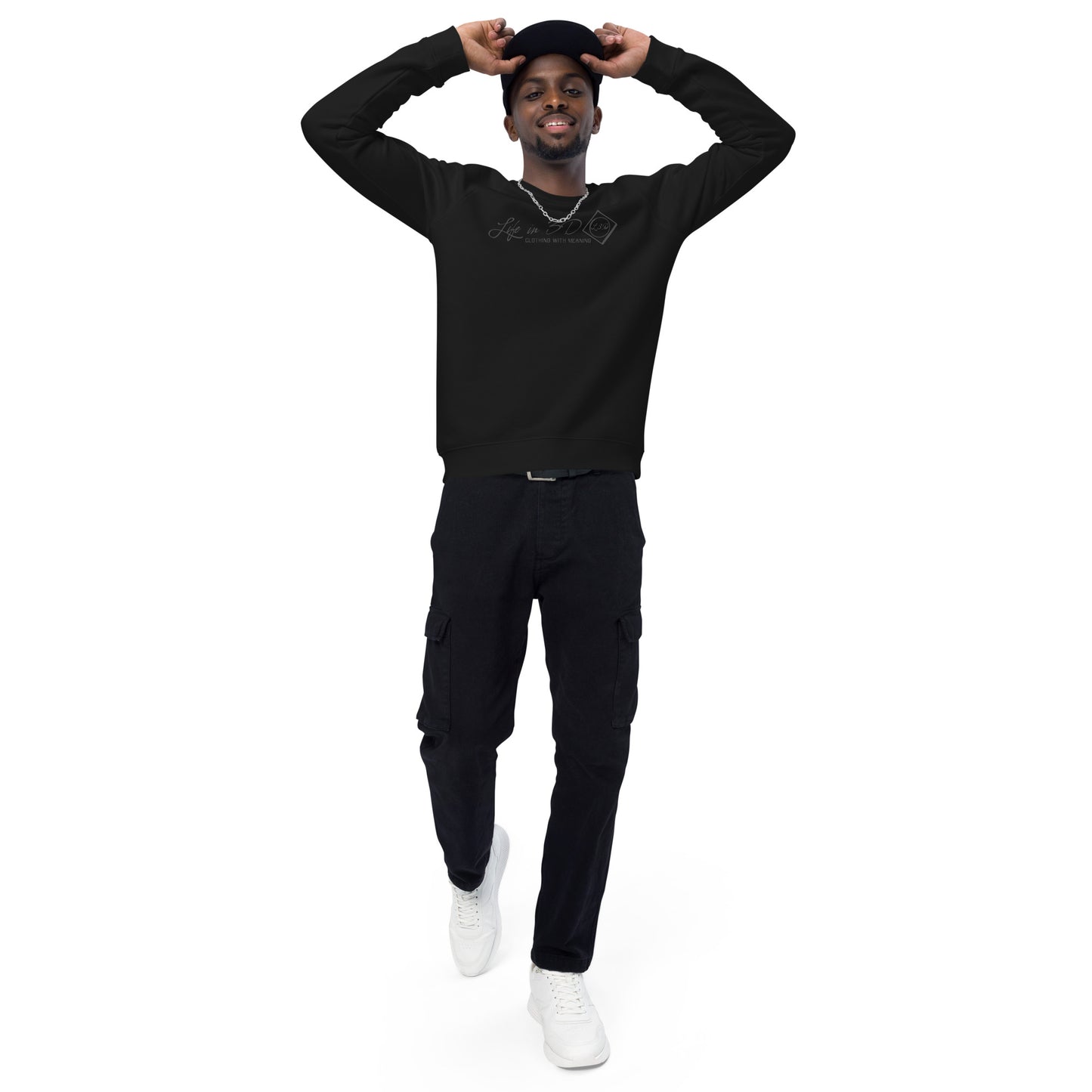 L3D organic raglan sweatshirt