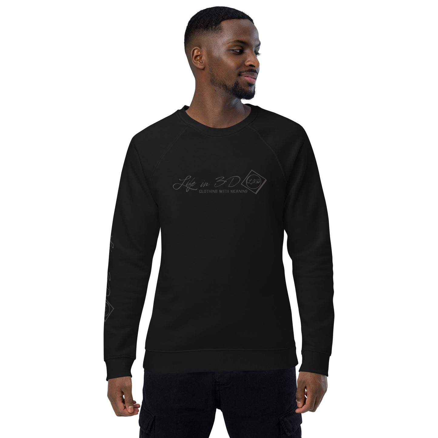 L3D organic raglan sweatshirt