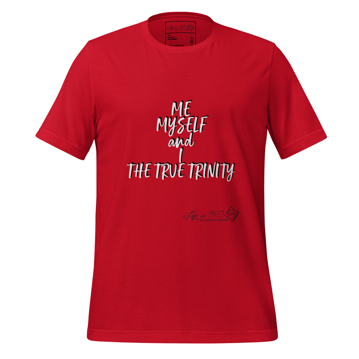 L3D clothing with meaning custom t-shirt