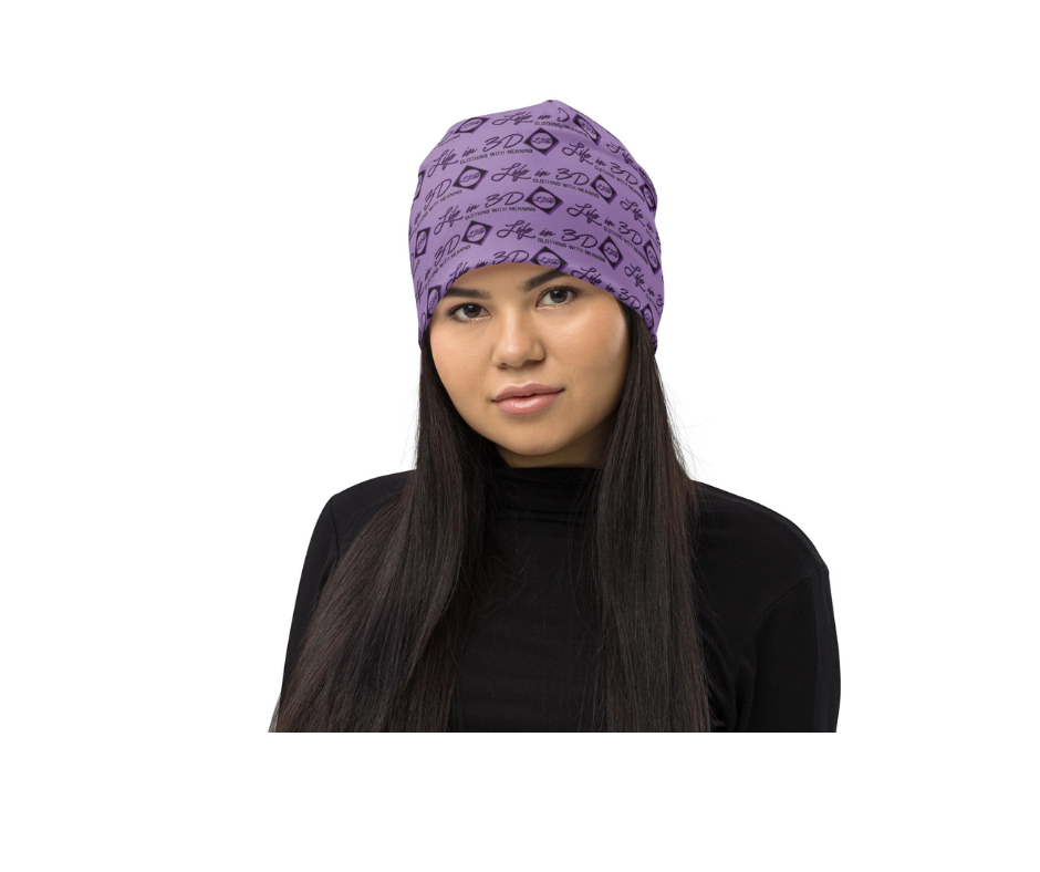 L3D Royal All-Over Print Beanie