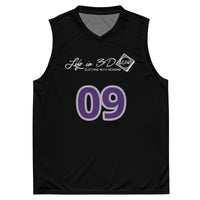 Life in 3D basketball jersey