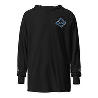 L3D Embroidered Hooded long-sleeve tee