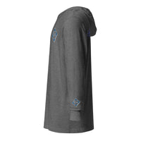 L3D Embroidered Hooded long-sleeve tee