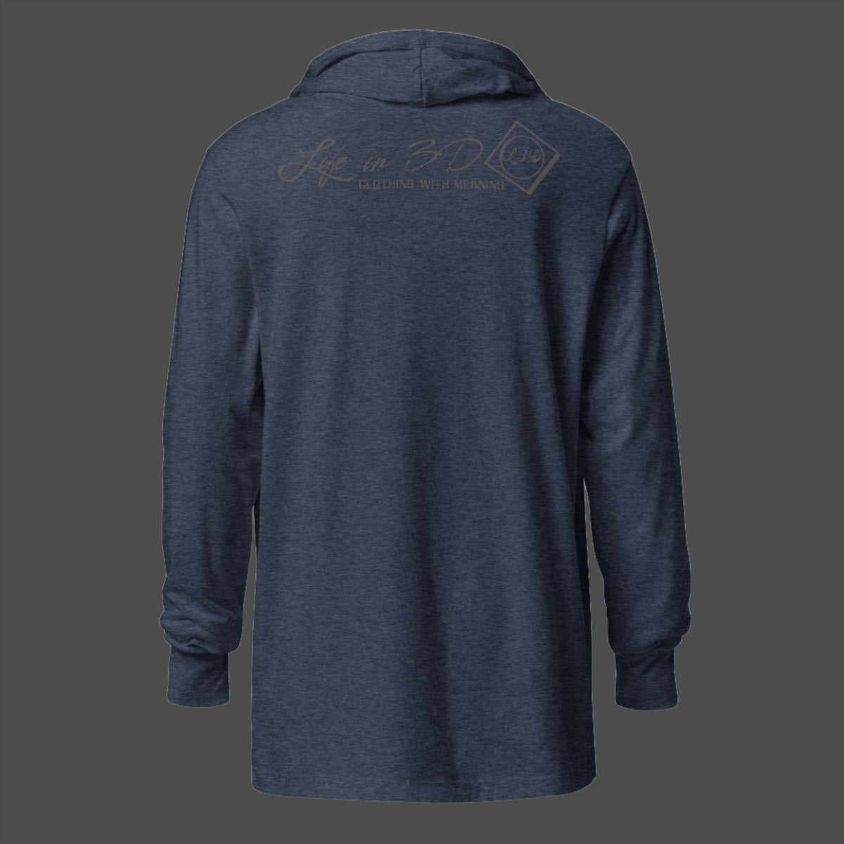 L3D Clothing with Meaning Hooded long-sleeve tee