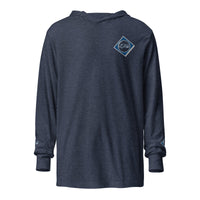 L3D Embroidered Hooded long-sleeve tee