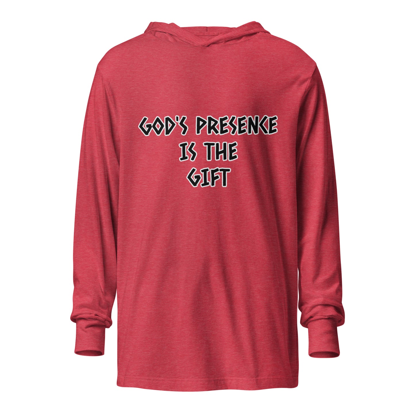 L3D Clothing with Meaning Hooded long-sleeve tee