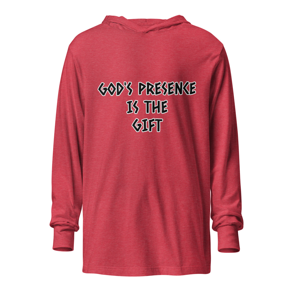L3D Clothing with Meaning Hooded long-sleeve tee