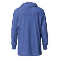 L3D Embroidered Hooded long-sleeve tee