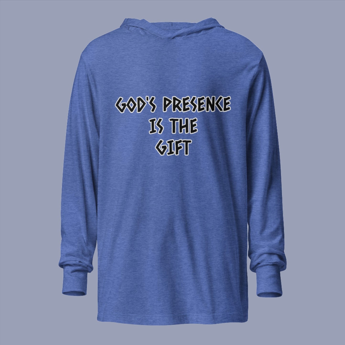 L3D Clothing with Meaning Hooded long-sleeve tee