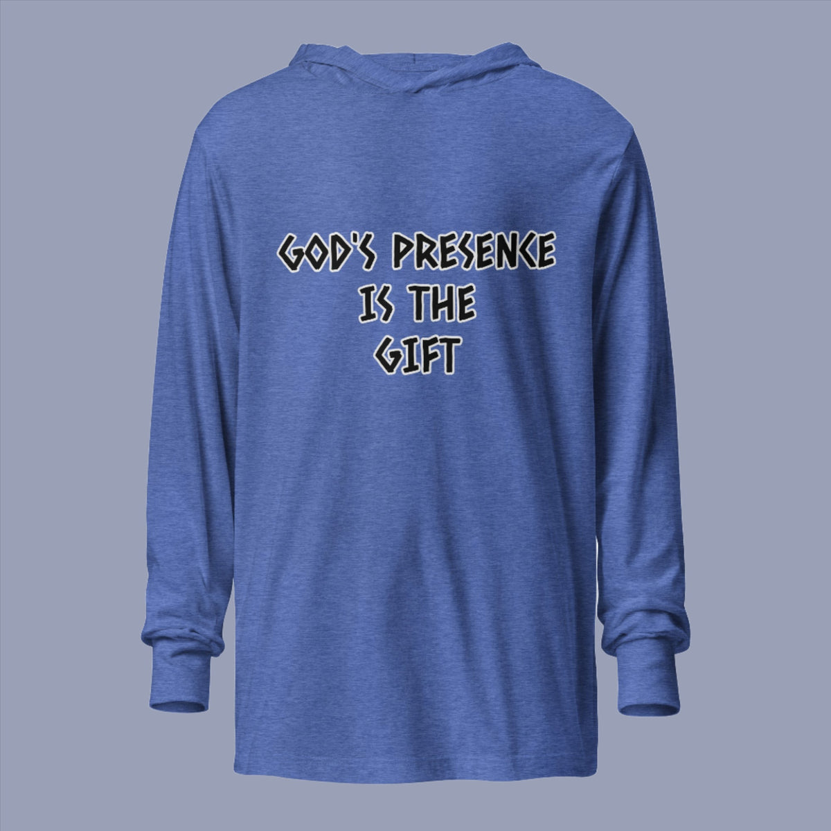 L3D Clothing with Meaning Hooded long-sleeve tee