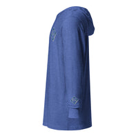 L3D Embroidered Hooded long-sleeve tee