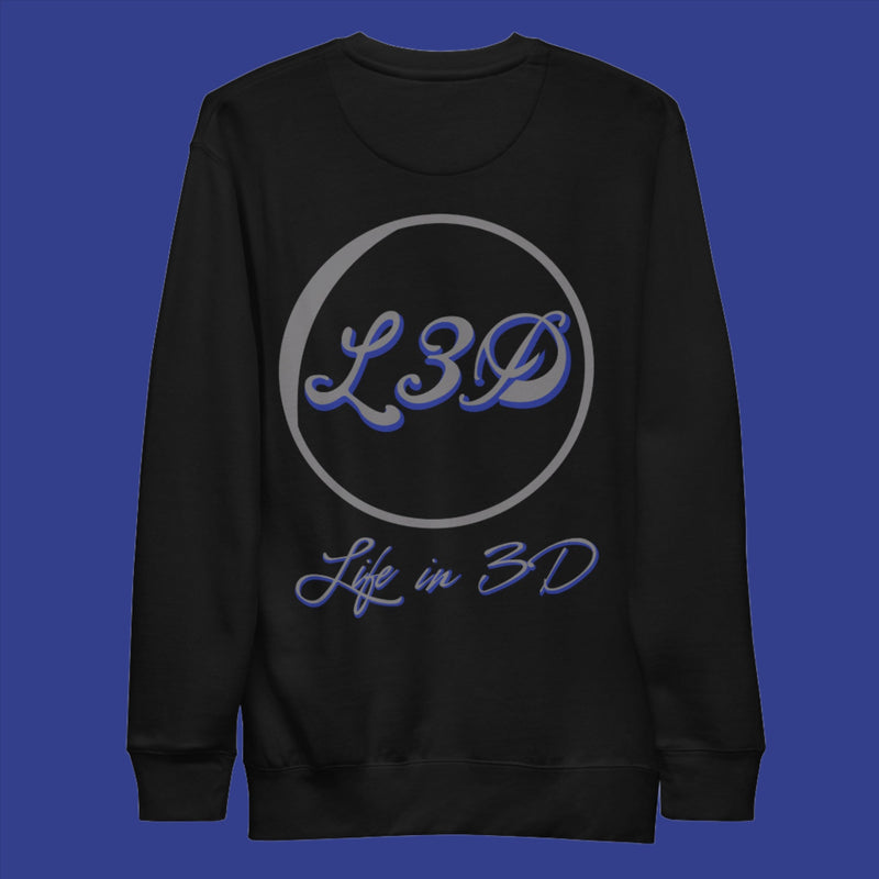 Life In 3D Premium Sweatshirt  2023